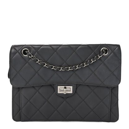 Chanel Lambskin Paris Bombay Reissue Accordion Flap Black 1 of 9