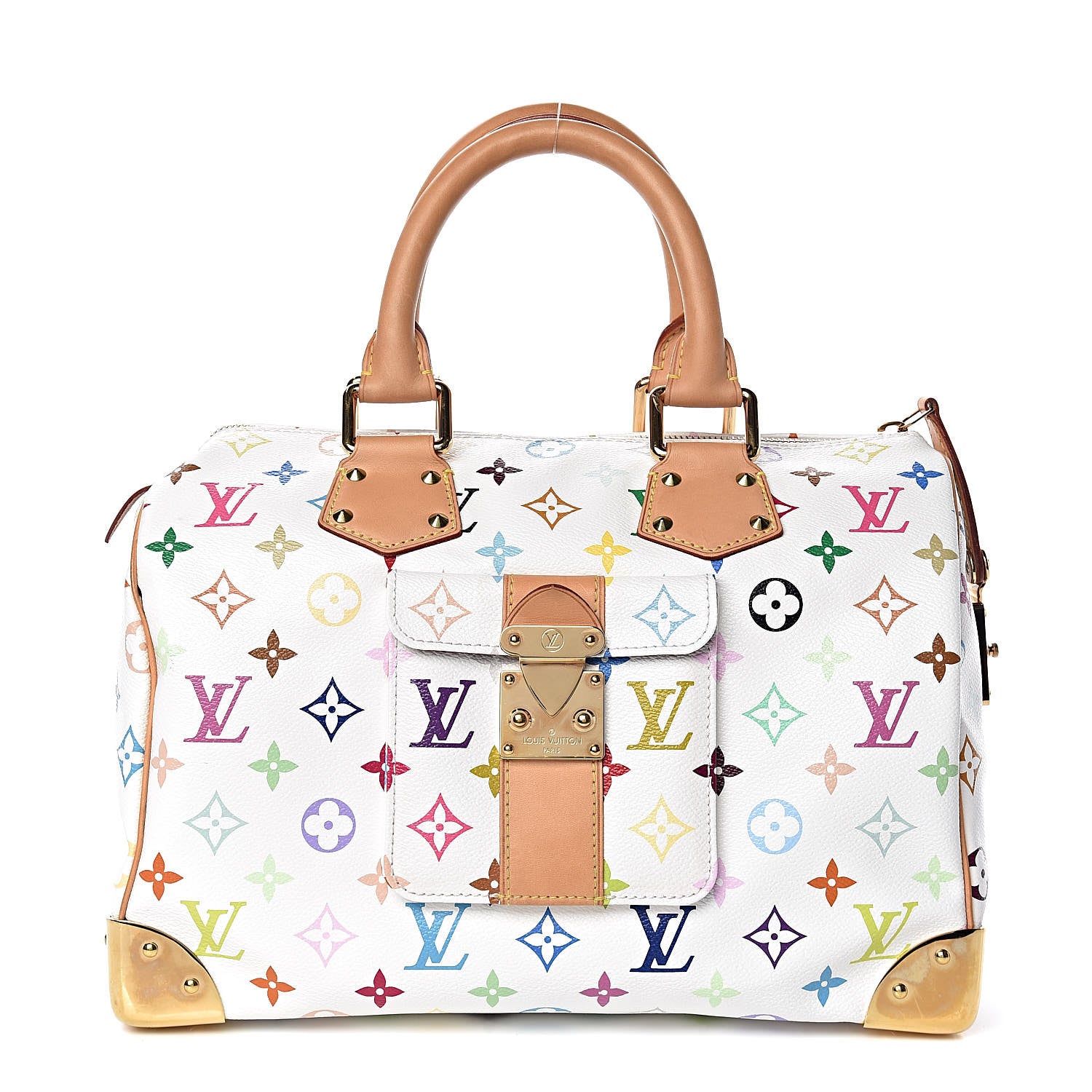 Louis Vuitton Monogram Multicolor Speedy 30 White 1 of 9