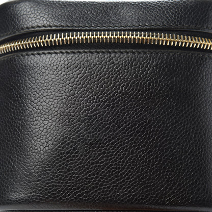 Chanel Caviar Vanity Cosmetic Case Black 9 of 11
