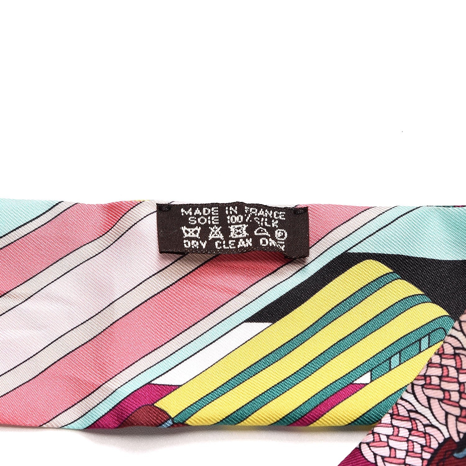 Hermes Silk Sangles En Zigzag Twilly 4 of 6