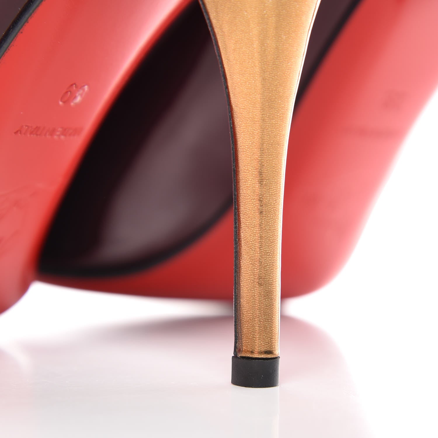 Christian Louboutin Patent Pony Hair Leopard Print Huguette 100 Pumps 39 Rouge Noir Leopard 13 of 15