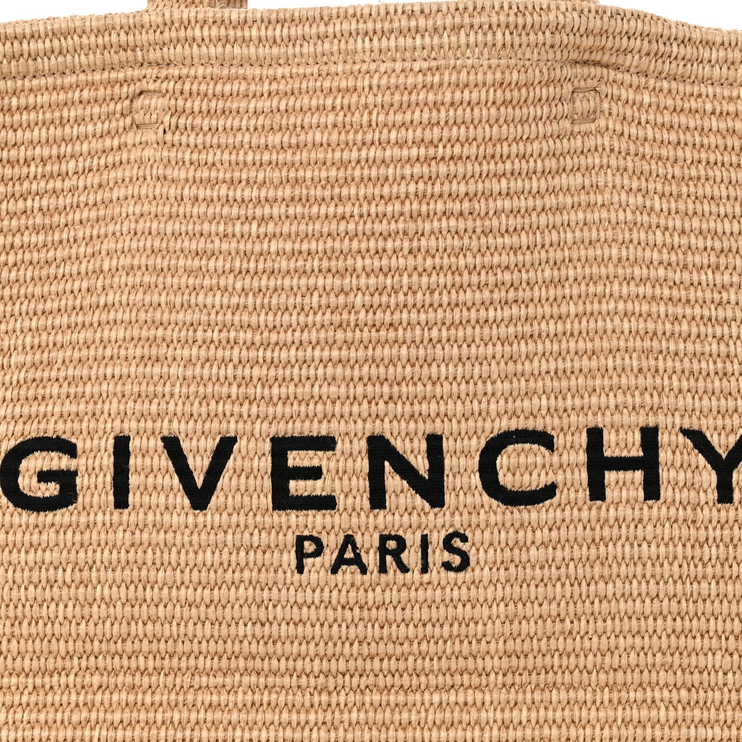 Raffia Large G Shopping Tote Natural