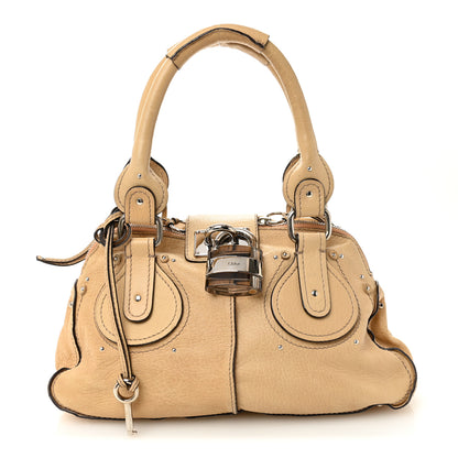 Chloe Calfskin Medium Paddington Satchel Taupe 1 of 16