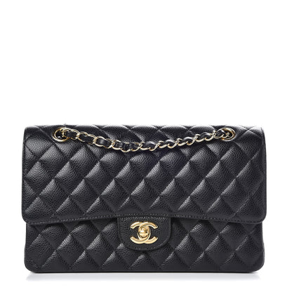 Chanel Caviar Quilted Medium Double Flap Black 1 of 9