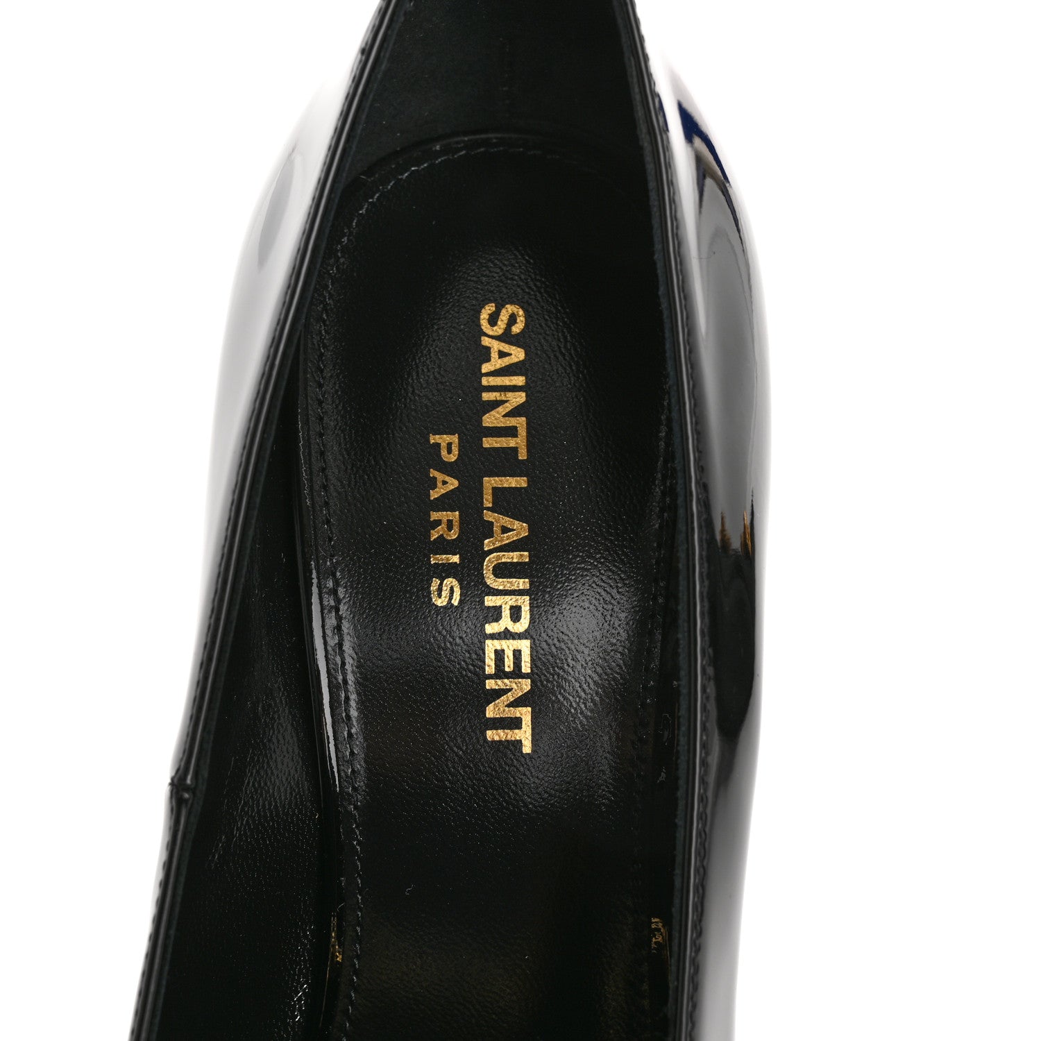 Saint Laurent Patent Silvana 110mm Pumps 37 Black 7 of 11