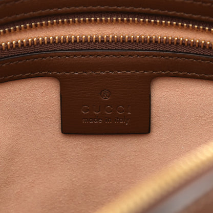 Gucci GG Supreme Monogram Small Horsebit 1955 Shoulder Bag Beige Brown Sugar 6 of 10