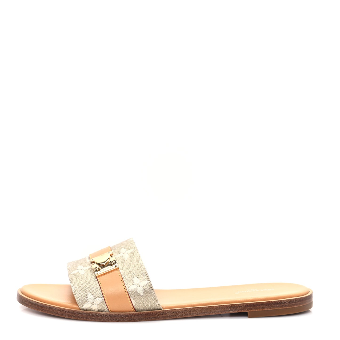 Monoglam Lock It Flat Mule 39 Gold