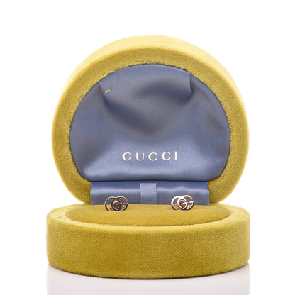 Gucci 18K Rose Gold GG Tissue Stud Earrings 6 of 6