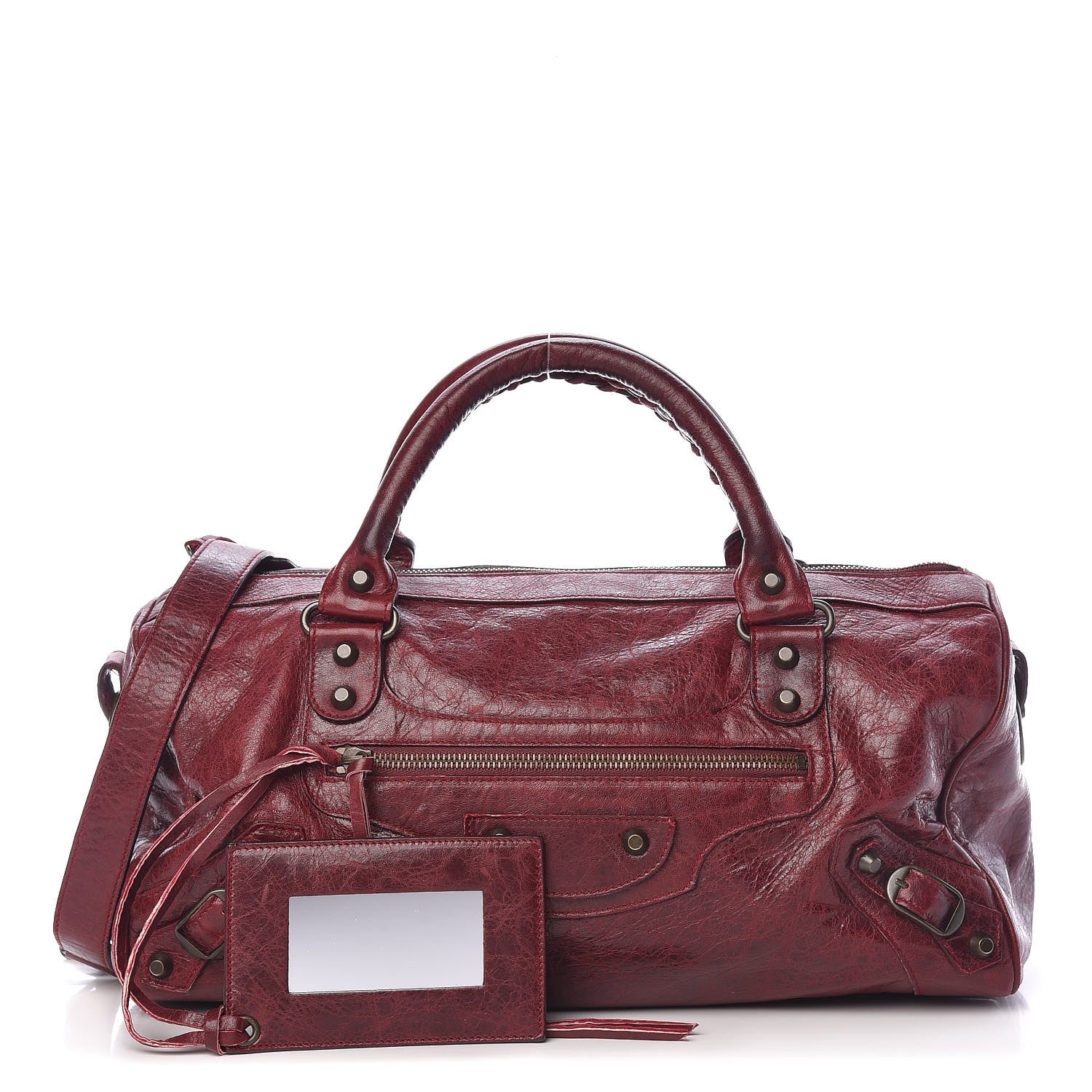 Balenciaga Chevre Classic Hardware Twiggy Rouge Grenat 1 of 25
