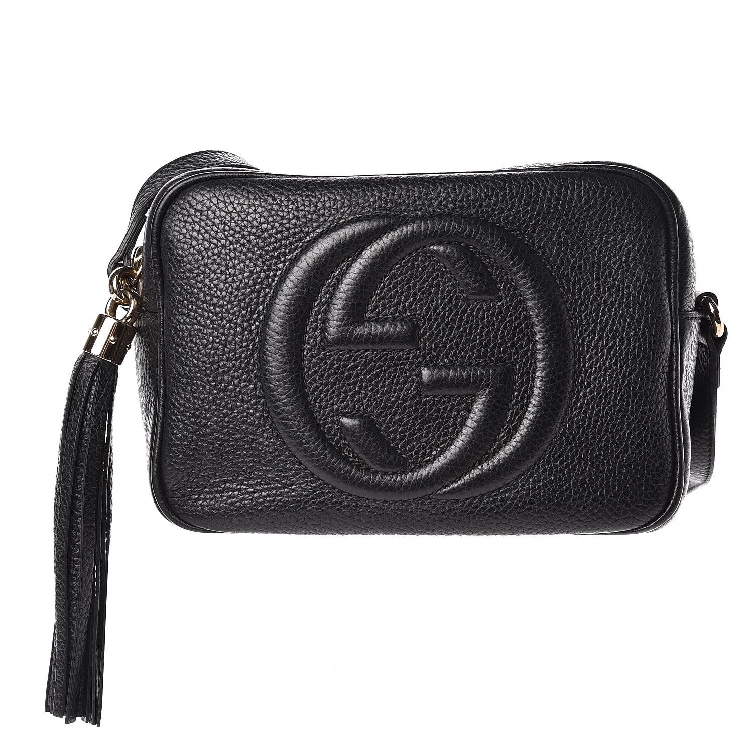 Gucci Pebbled Calfskin Small Soho Disco Bag Black 1 of 10