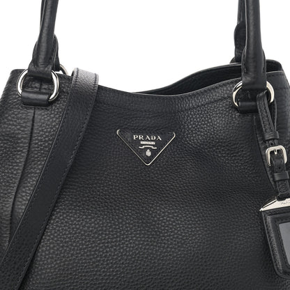 Prada Vitello Daino Hobo Black 8 of 10