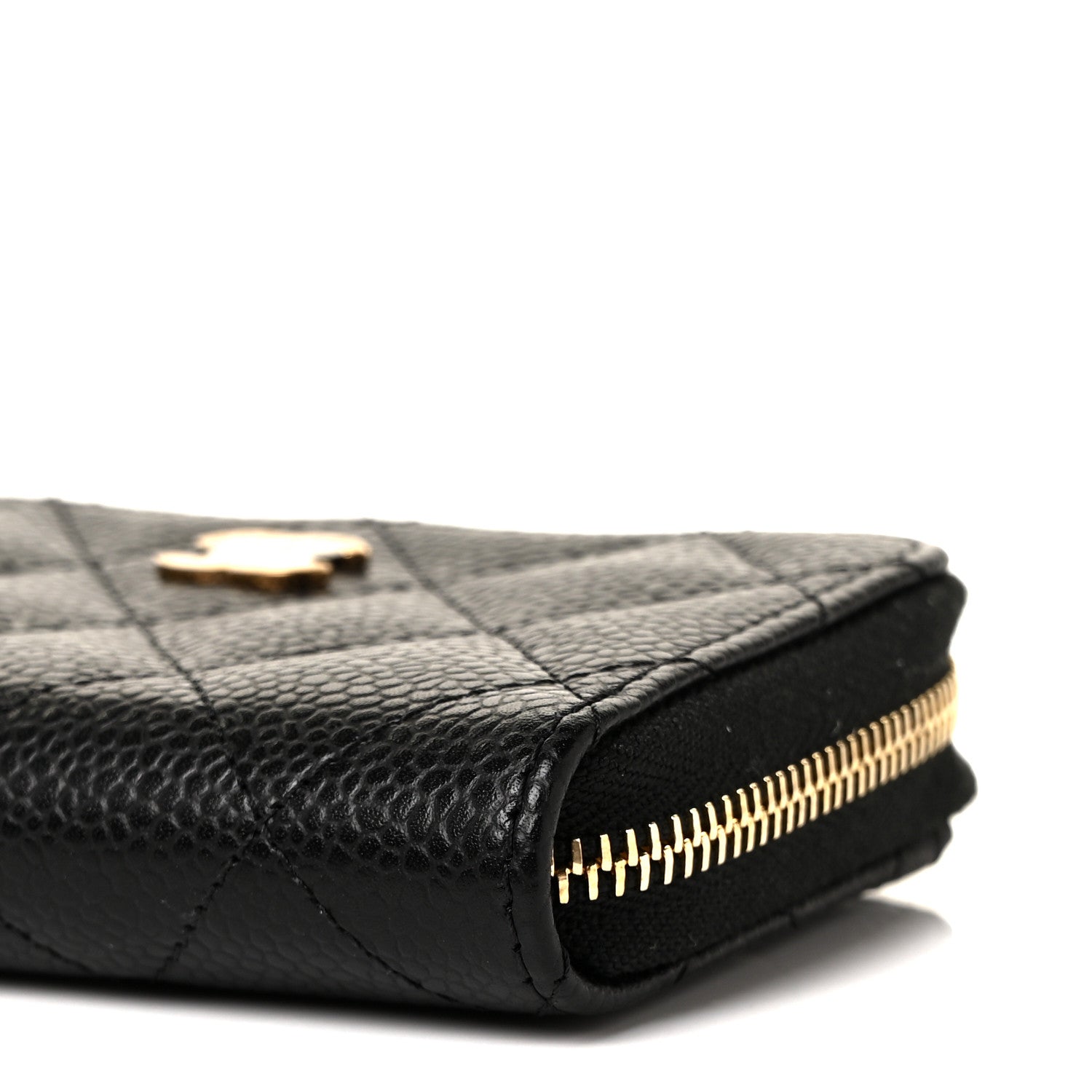 Chanel Caviar Quilted Classic Zipped Coin Purse Black 9 of 10