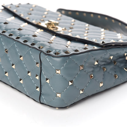 Valentino Garavani Nappa Medium Rockstud Spike Shoulder Bag Giada 6 of 9