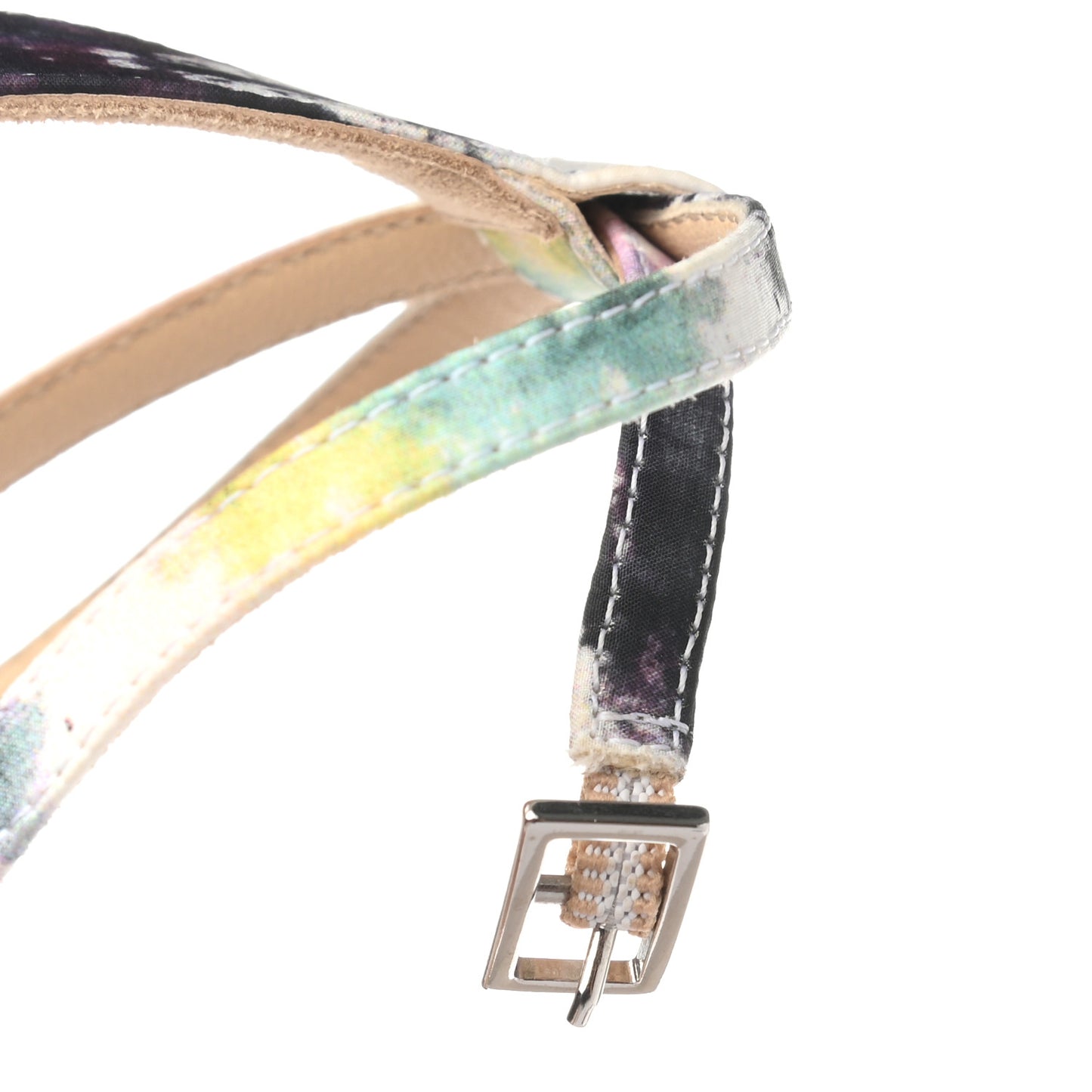 Canvas Tie-Dye Minny Oasis 85 Sandals 38.5 Multicolor