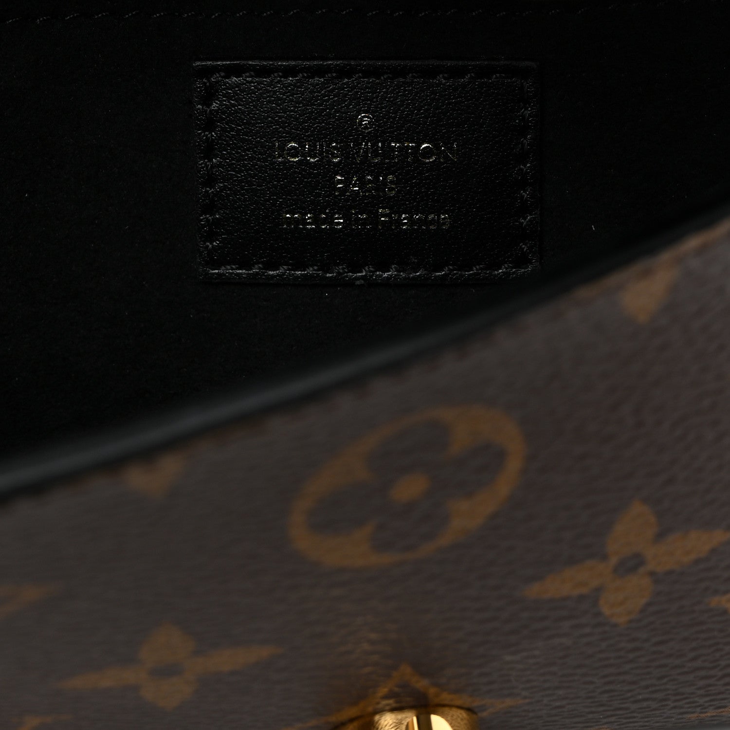 Louis Vuitton Monogram Padlock On Strap Black 6 of 7