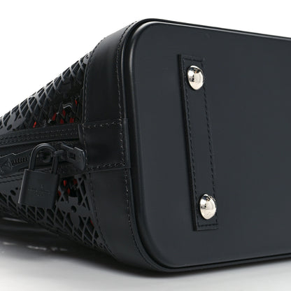 Louis Vuitton Patent Calfskin Laced Monogram Alma PM Black 9 of 10