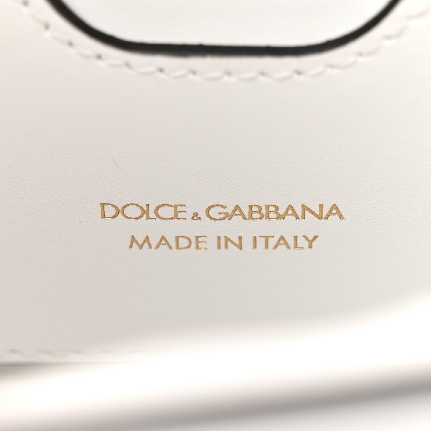 Calfskin Hot Stuff DG Logo 3.5 Crossbody Bag White