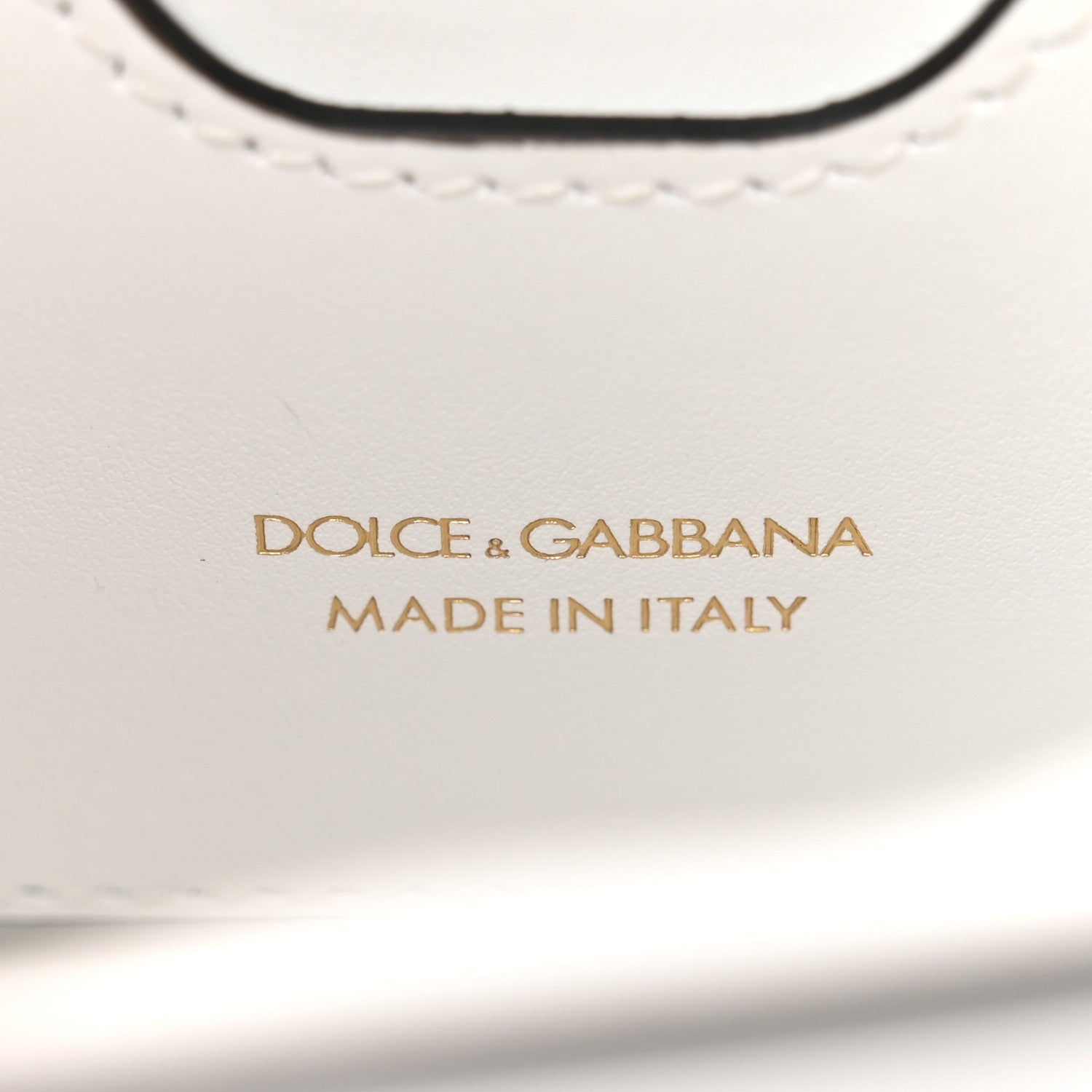 Dolce & Gabbana Calfskin Hot Stuff DG Logo 3.5 Crossbody Bag White 6 of 9