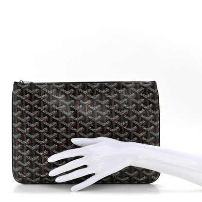 Goyard Goyardine Senat Pochette MM Black 2 of 8