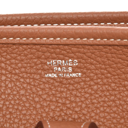 Hermes Taurillon Clemence Evelyne III PM Gold 6 of 8