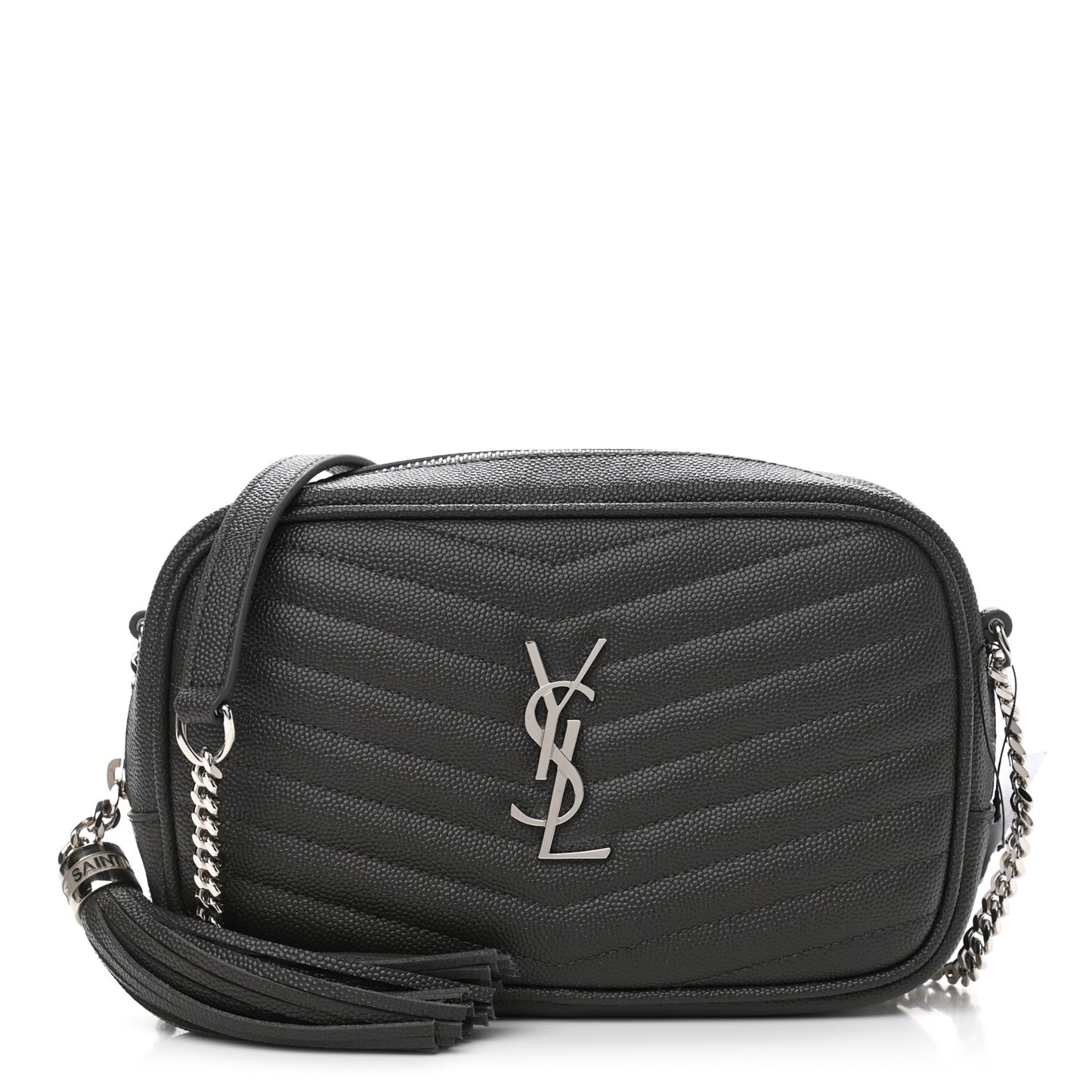 Grain De Poudre Matelasse Monogram Mini Lou Camera Bag Asphalt