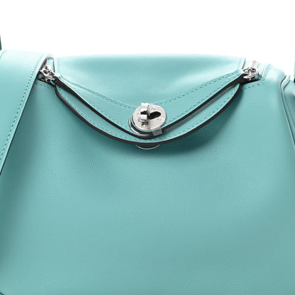 Hermes Swift Mini Lindy 20 Bleu Atoll 8 of 11