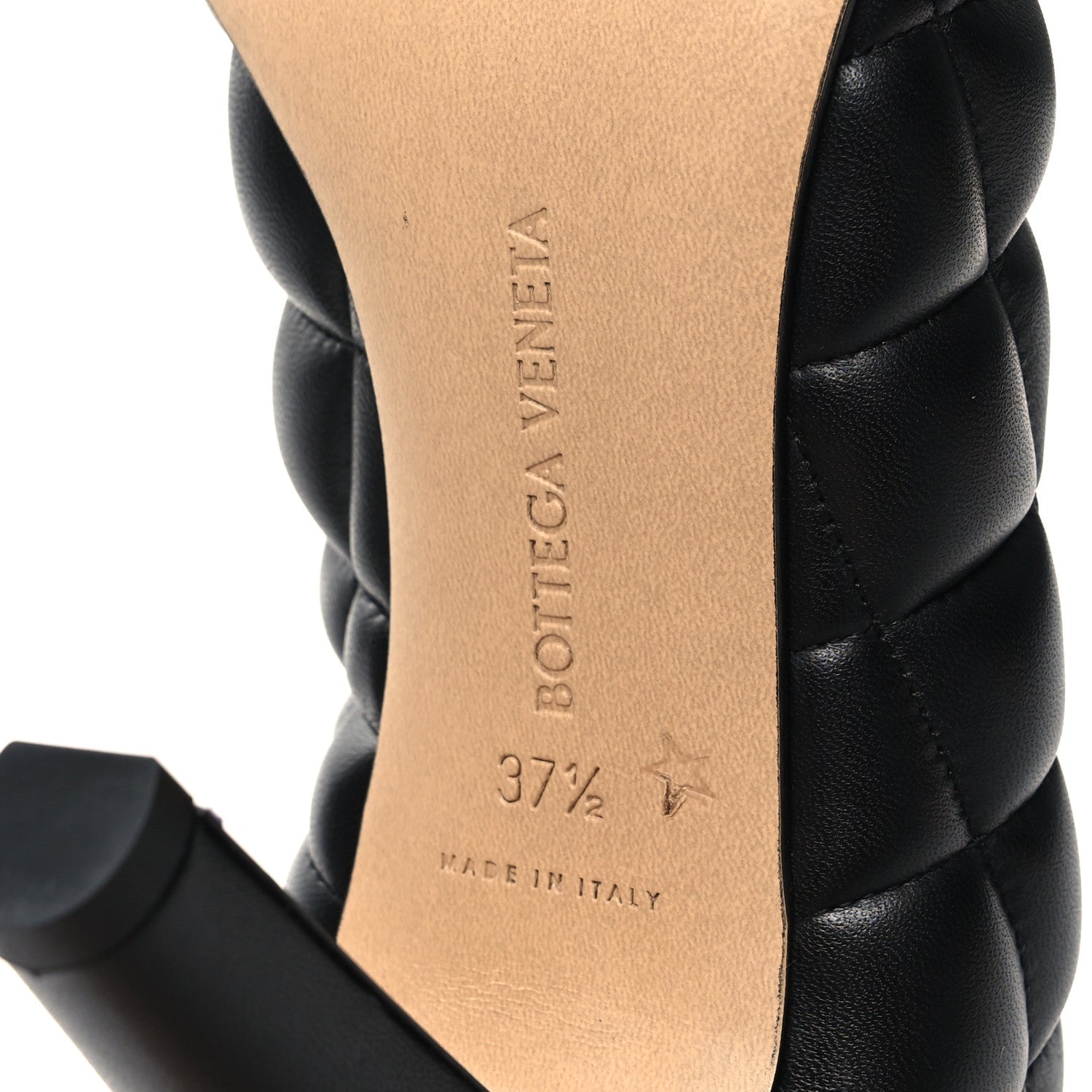 Bottega Veneta Nappa Matelasse Padded Dream Pumps 37.5 Black 6 of 7