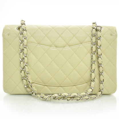 Chanel Caviar Quilted Medium Double Flap Beige Clair 4 of 11