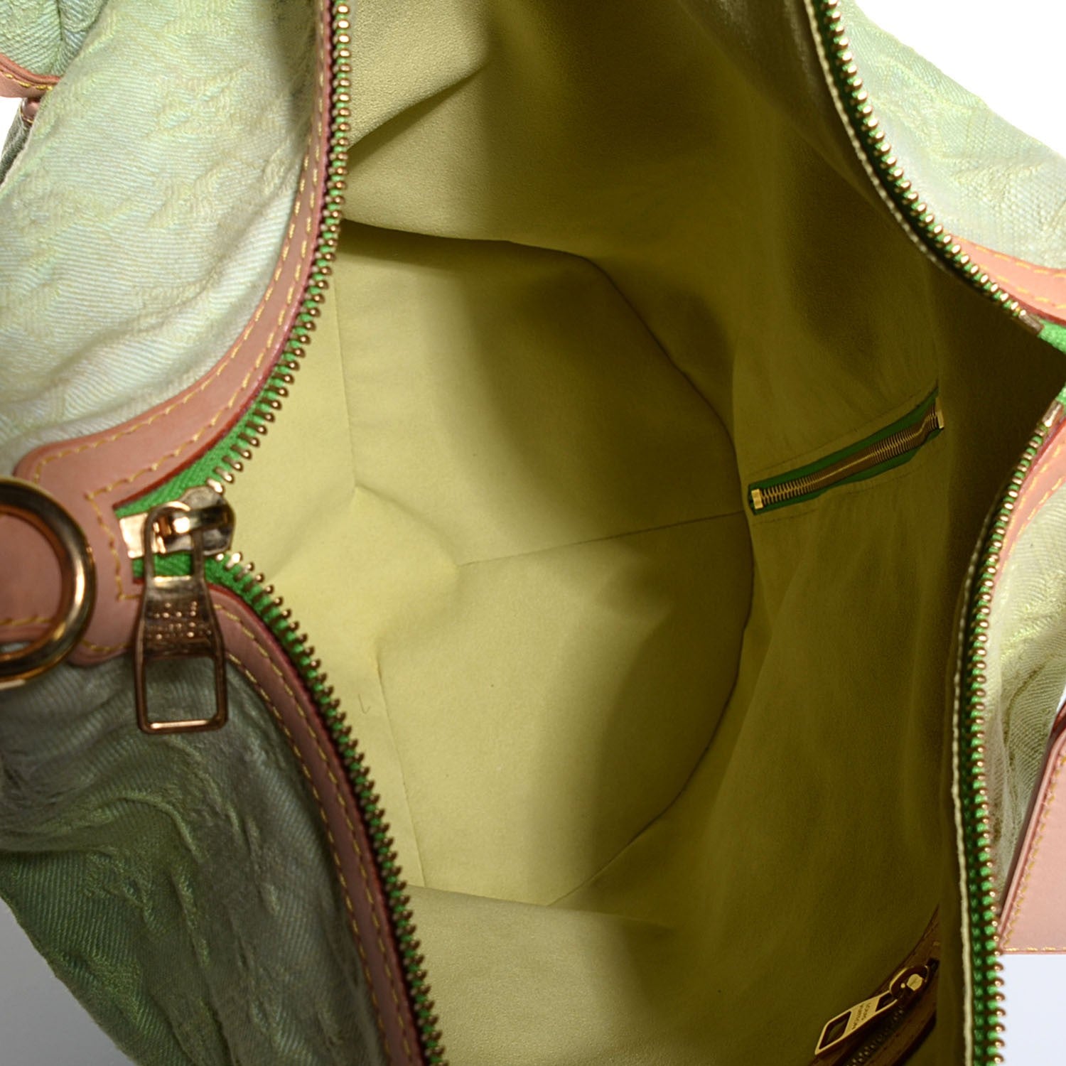 Louis Vuitton Denim Sunburst PM Messenger Green 5 of 7