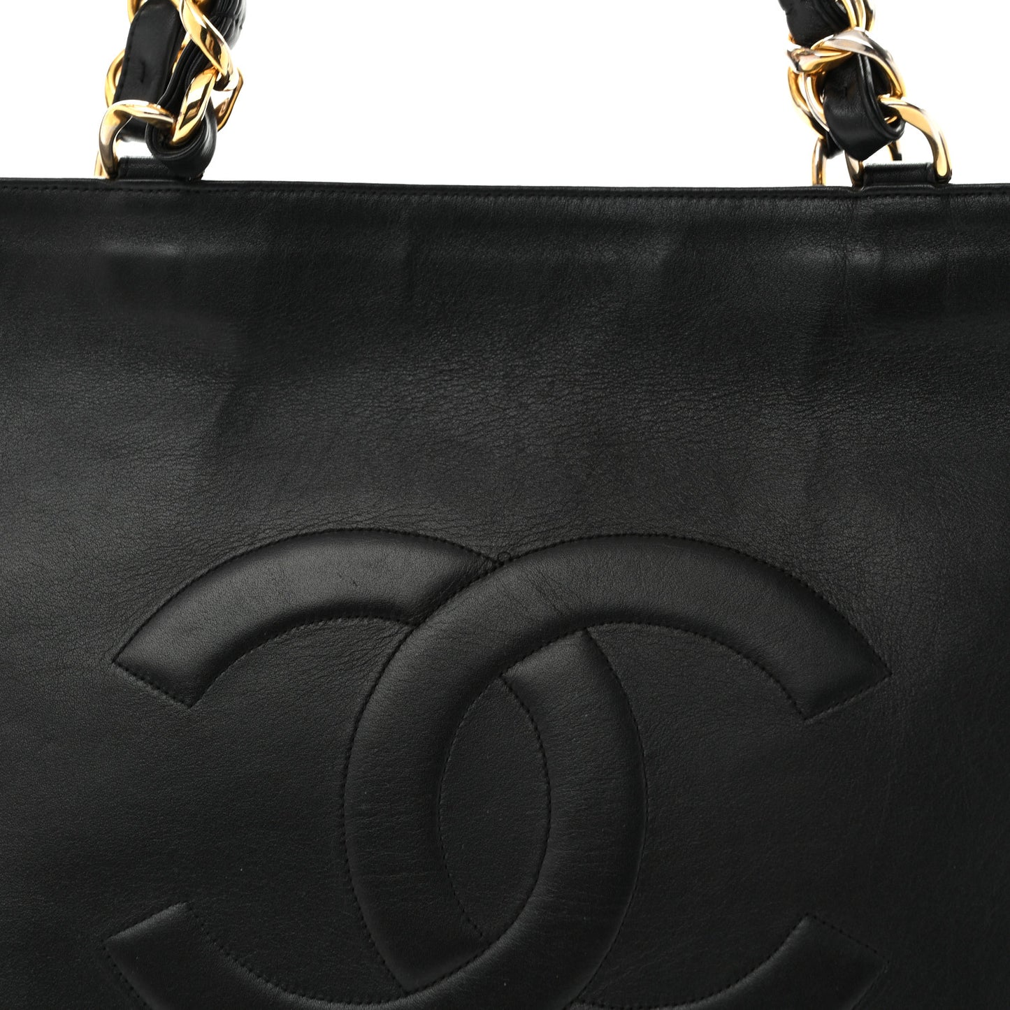 Lambskin CC Tote Black