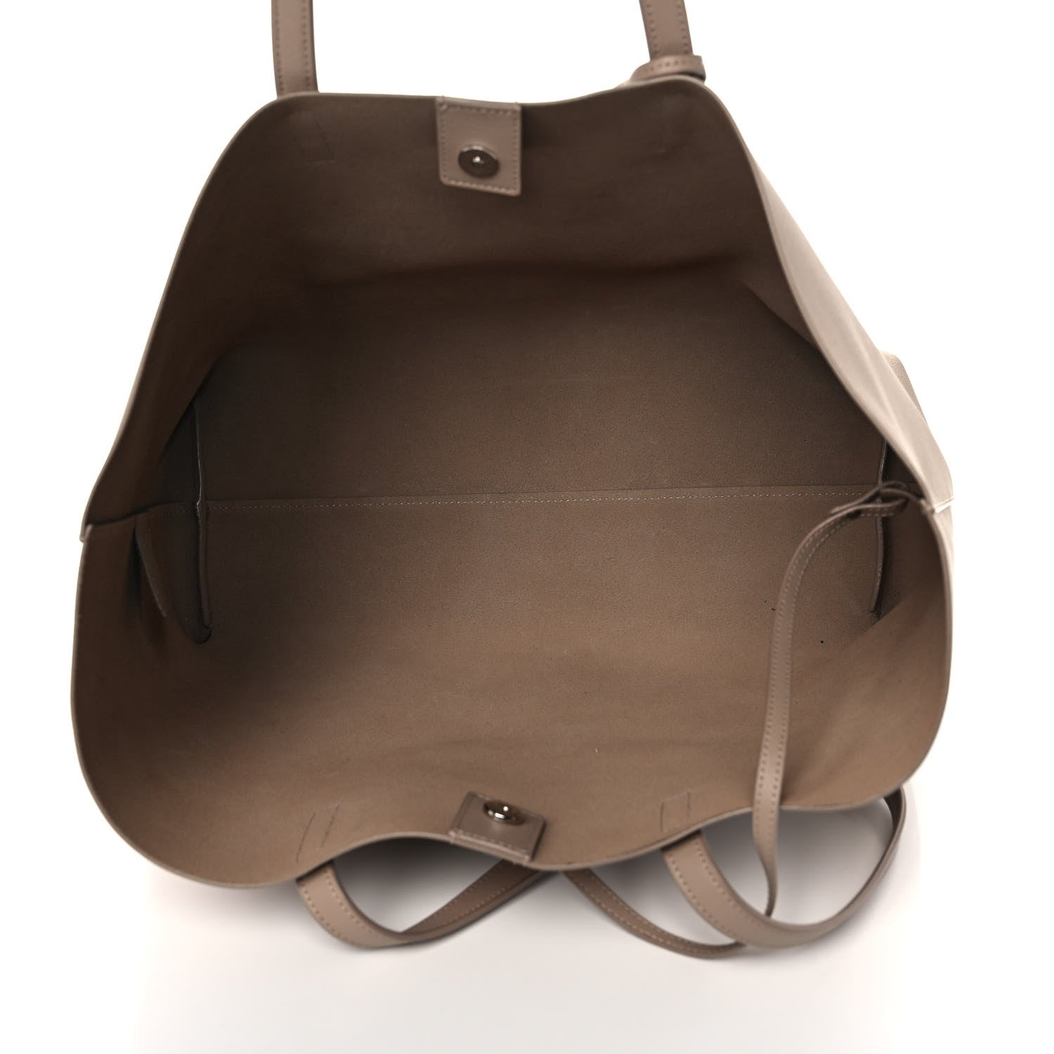 Saint Laurent Calfskin Large Shopping Tote Dark Beige 6 of 18