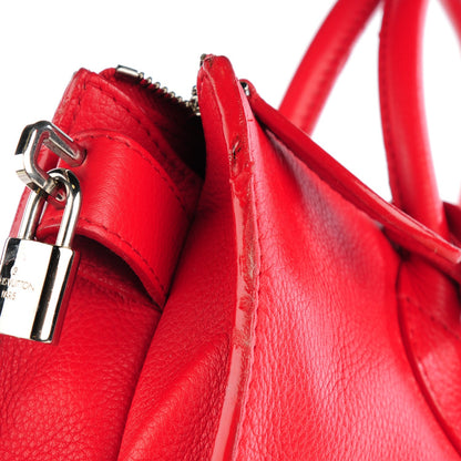Louis Vuitton Calfskin Mobil Tote Carmine 9 of 20