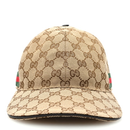 Gucci Monogram Web Baseball Hat XS Beige Cocoa 1 of 8