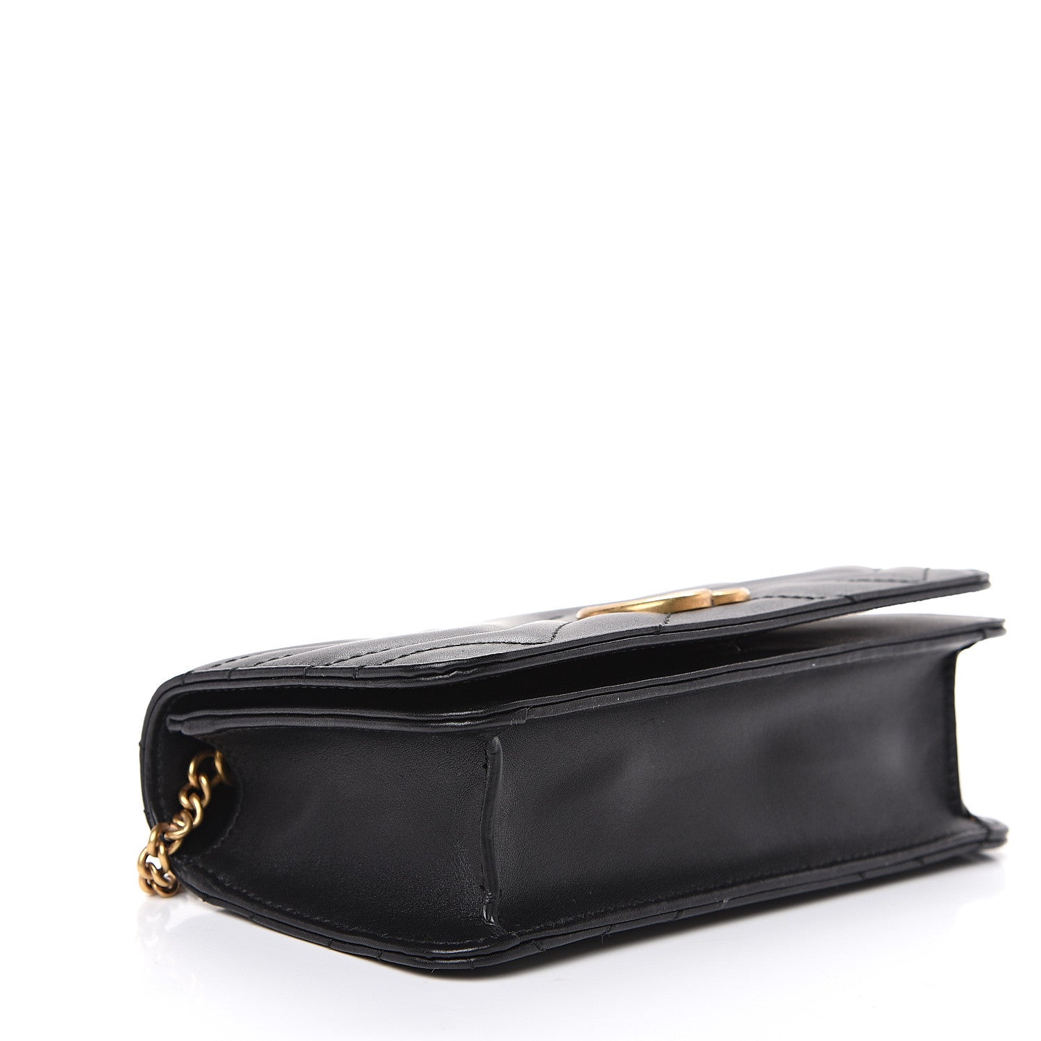 Gucci Calfskin Matelasse GG Marmont Mini Bag Black 3 of 10