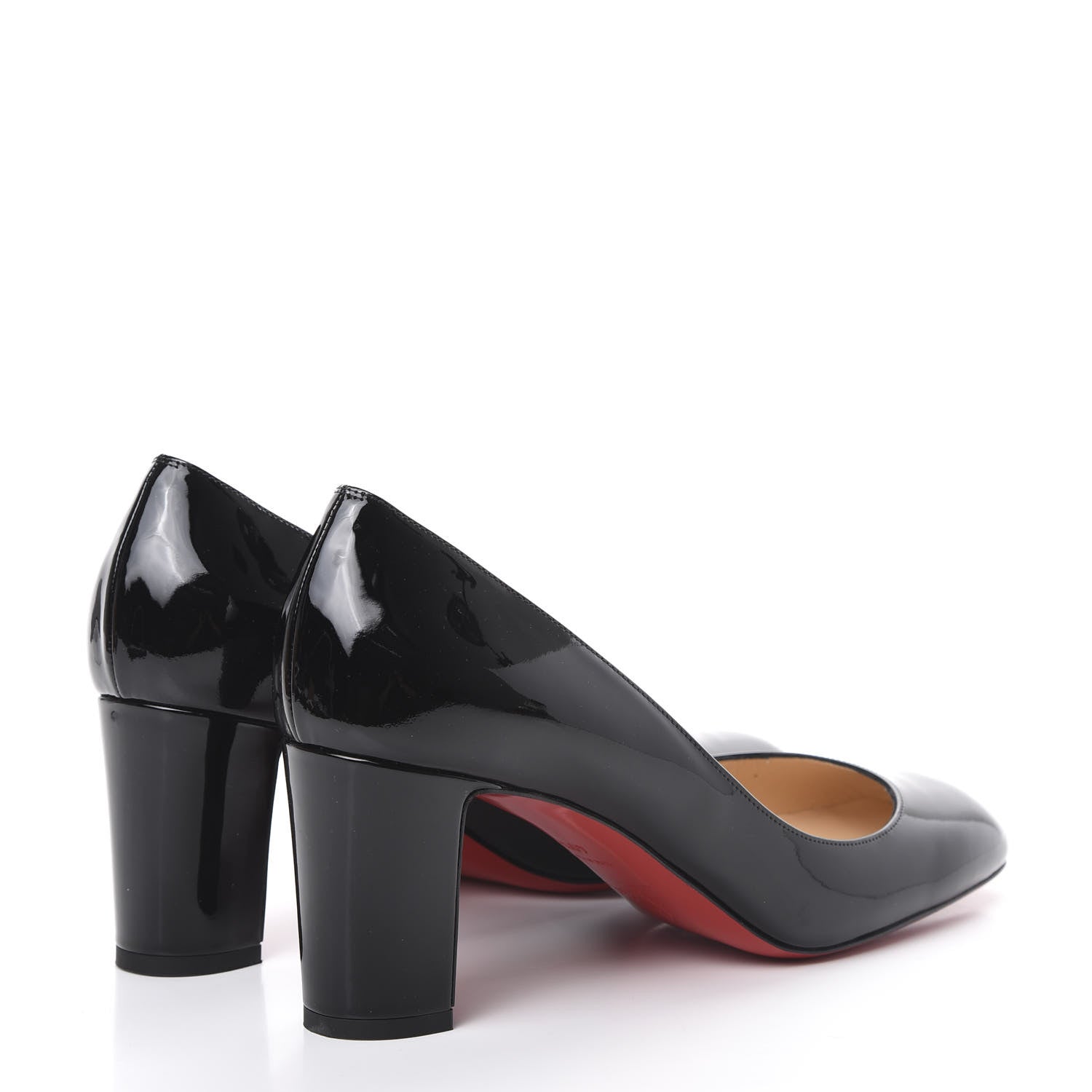 Christian Louboutin Patent Cadrilla 70 Pumps 40.5 Black 4 of 8