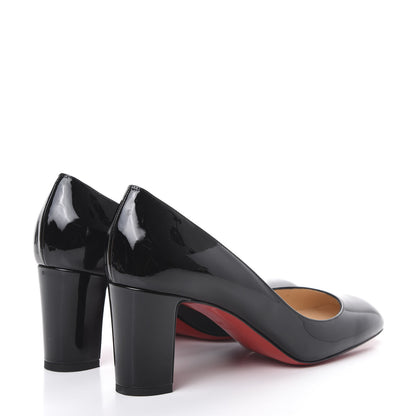 Christian Louboutin Patent Cadrilla 70 Pumps 40.5 Black 4 of 8
