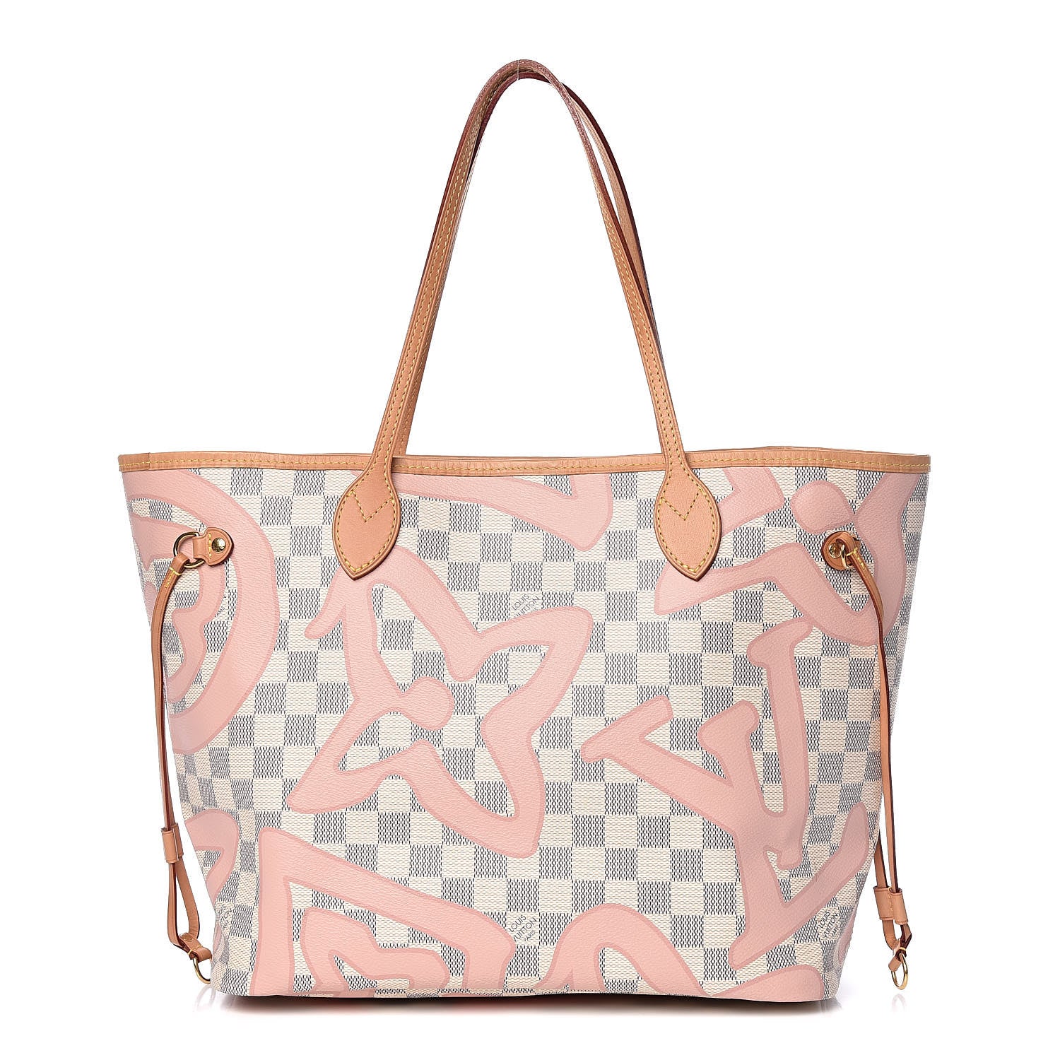 Louis Vuitton Damier Azur Tahitienne Neverfull MM 3 of 12