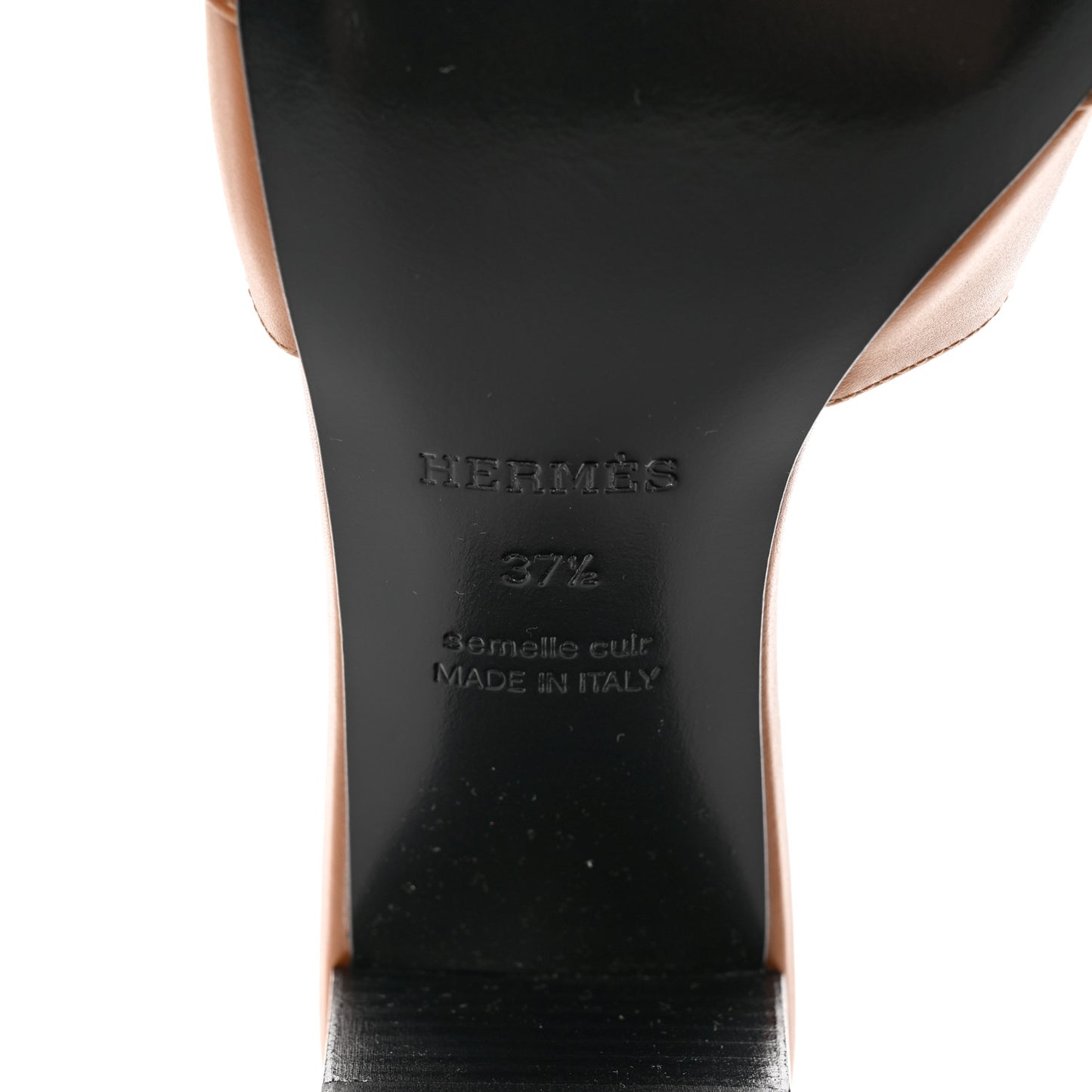 Calfskin Gigi 50 Sandals 37.5 Naturel