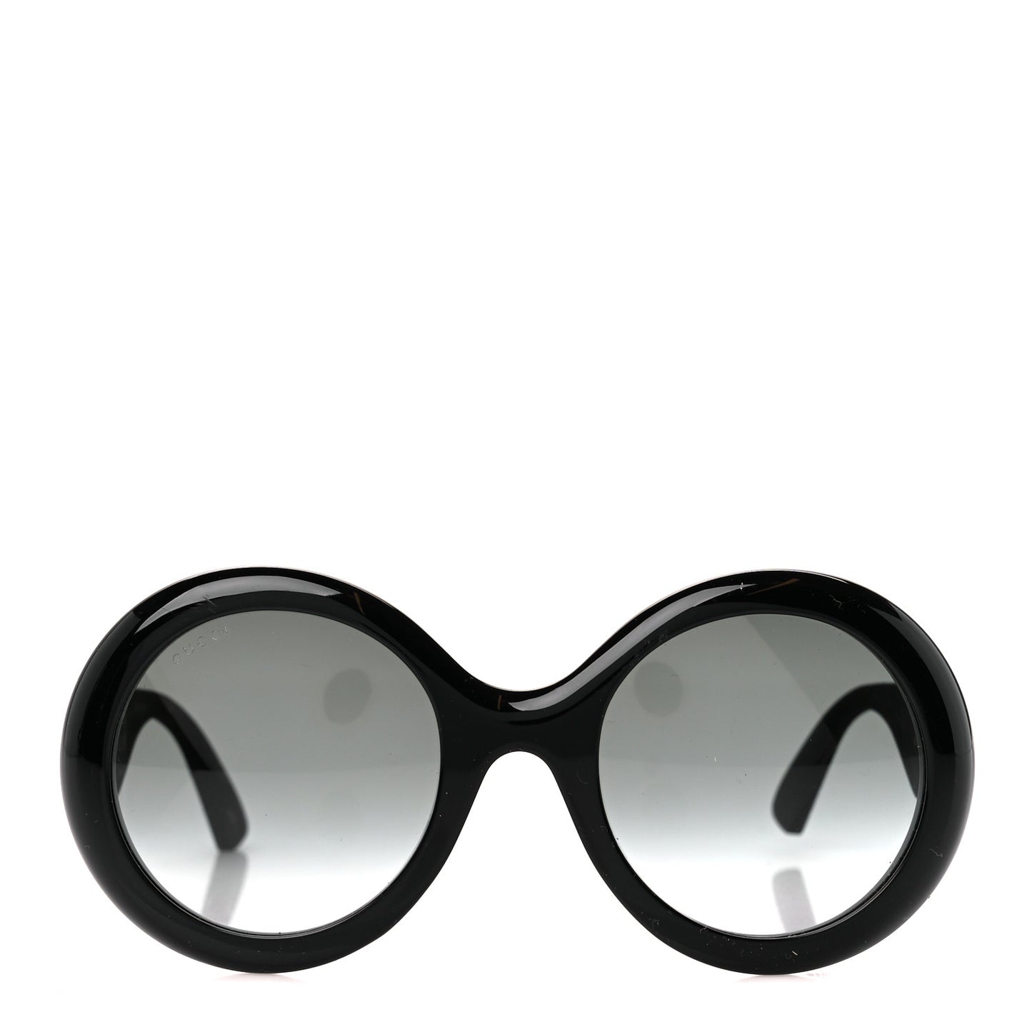 Acetate Round GG0101S Glitter Sunglasses Black