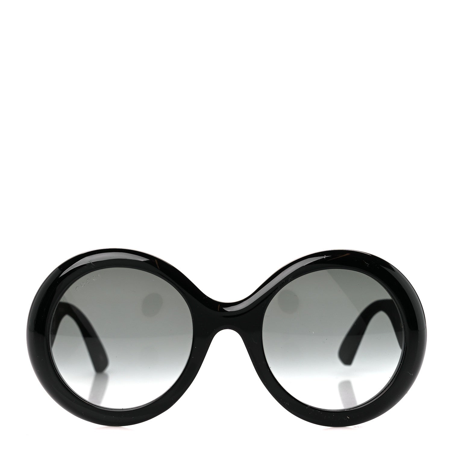 Gucci Acetate Round GG0101S Glitter Sunglasses Black 2 of 8