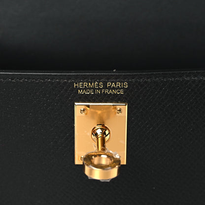 Hermes Epsom Mini Kelly Sellier 20 Black 6 of 11
