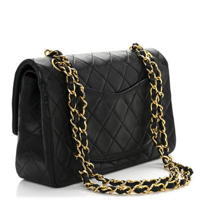 Chanel Lambskin Quilted Small Double Flap Black 3 of 15