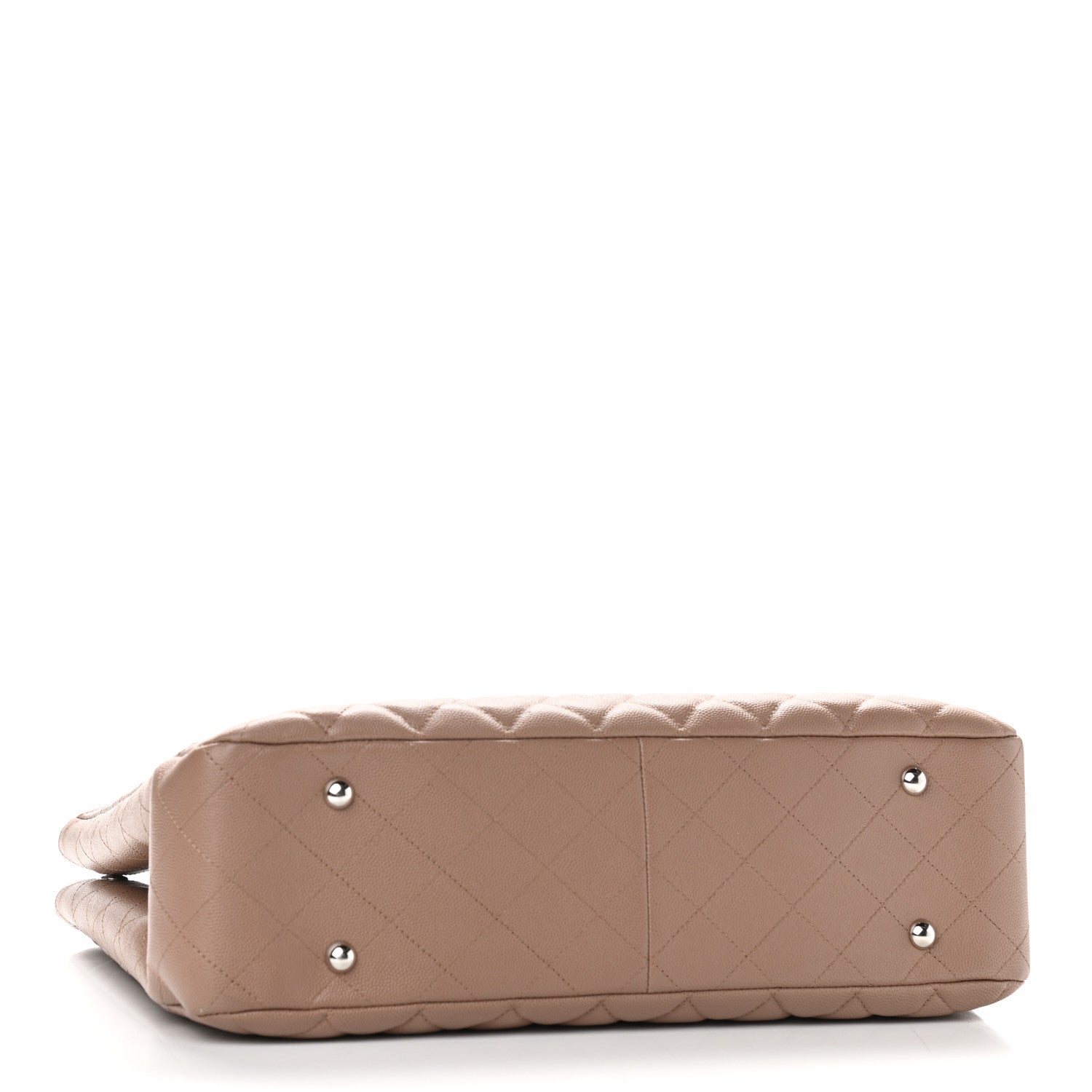 Chanel Caviar Quilted Large Shopping Tote Dark Beige 4 of 10
