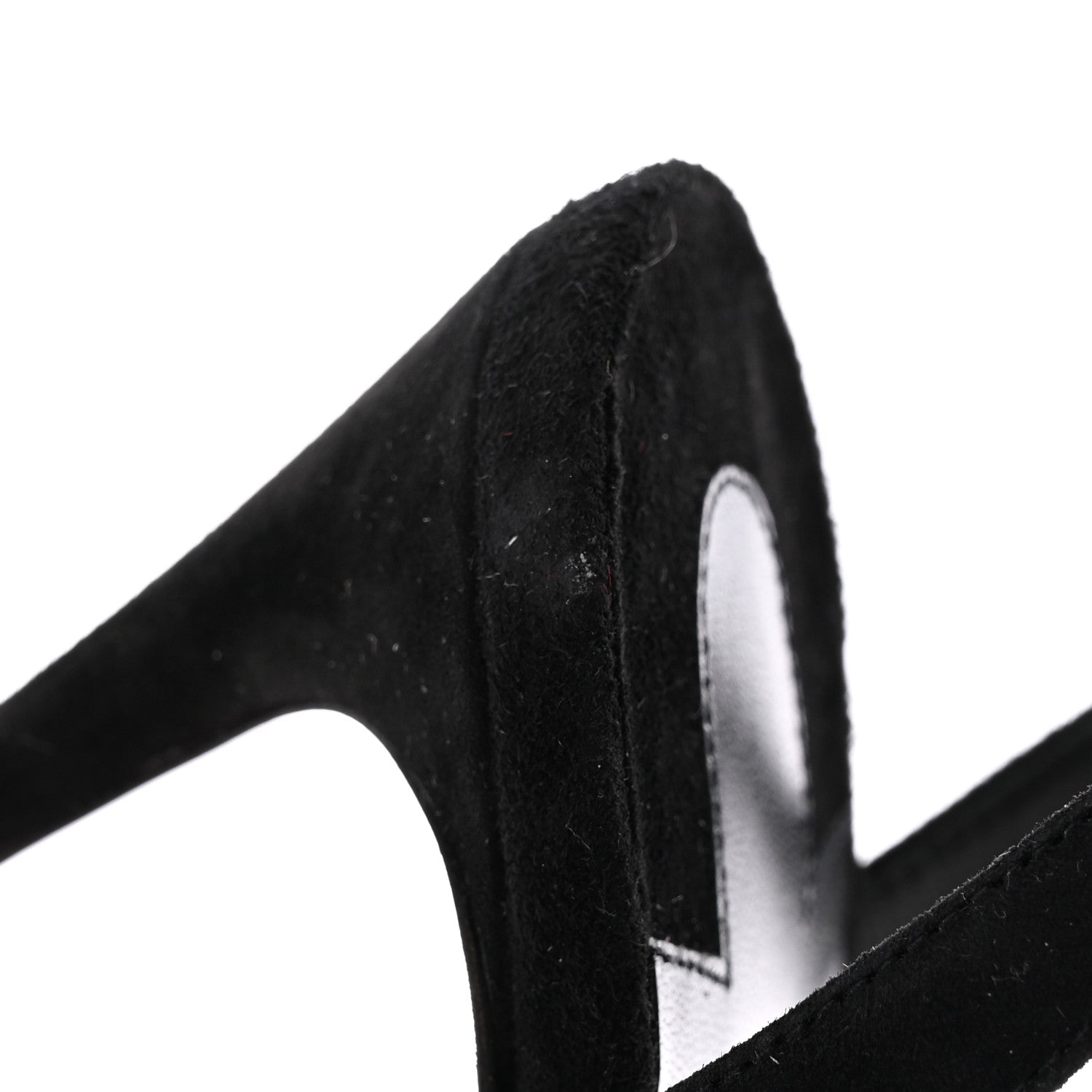 Christian Louboutin Veau Velours Umberta 100 Sandals 36.5 Black 11 of 14