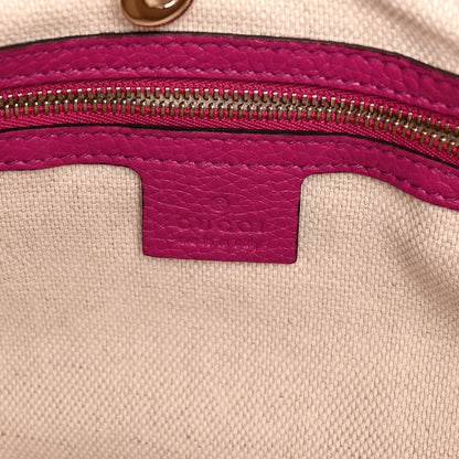 Gucci Cellarius Calfskin Medium Soho Chain Shoulder Bag Bright Bouganville 6 of 9