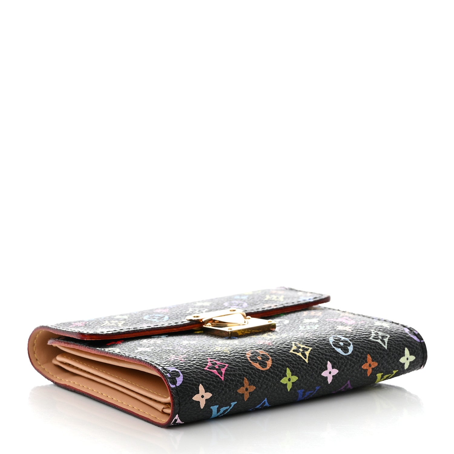 Louis Vuitton Monogram Multicolor Koala Wallet Black 4 of 7
