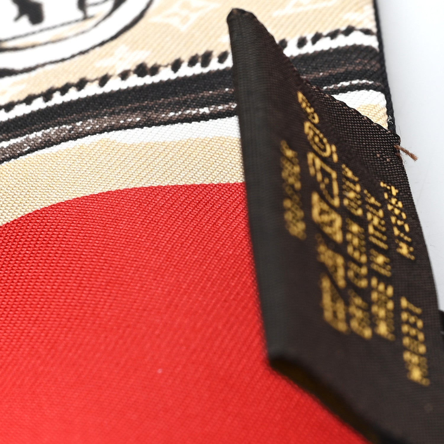 Louis Vuitton Silk Monogram Trunks Bandeau Brown Brown 4 of 4