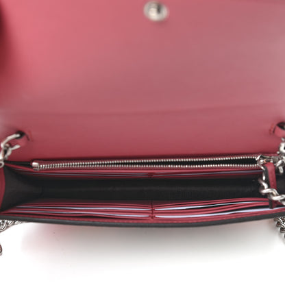 Gucci GG Supreme Monogram Blooms Chain Wallet Beige Multicolor Dry Rose 5 of 8