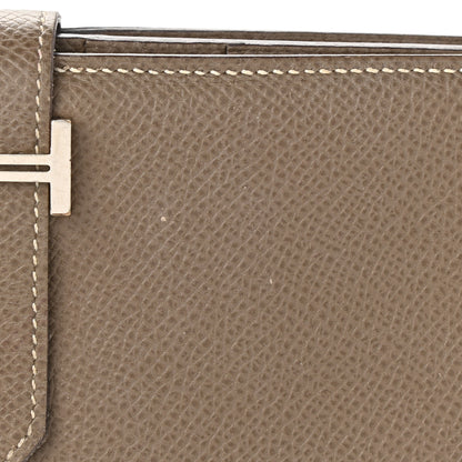 Hermes Epsom Bearn Gusset Wallet Etoupe 9 of 10