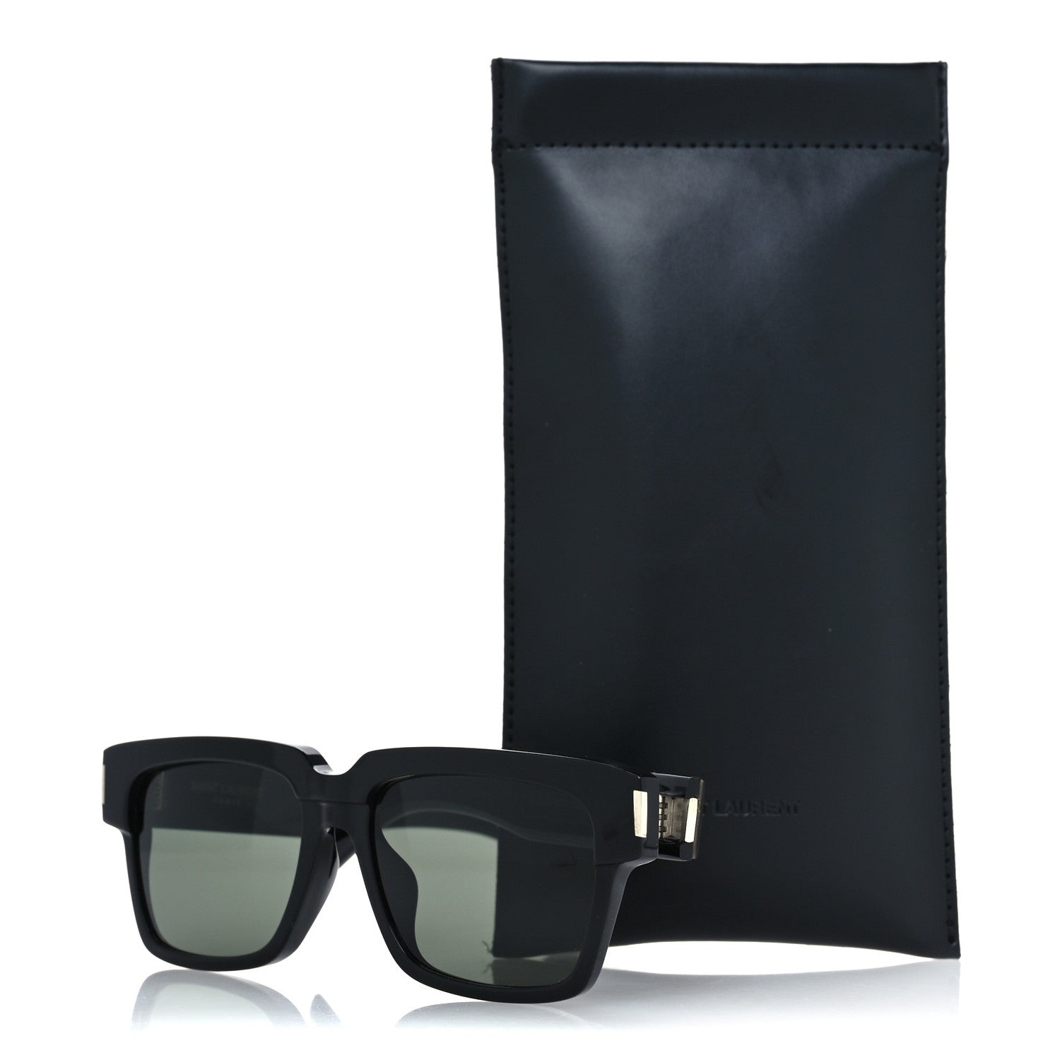 Saint Laurent Acetate Vadim Sunglasses SL 732/F Black Havana 8 of 8